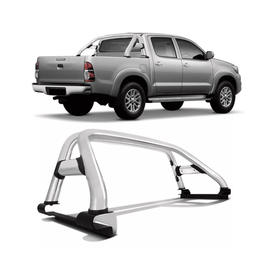 Barra Antivuelco O Roll Bar Cromado Para Camioneta Toyota Hilux - FOXCOL Colombia