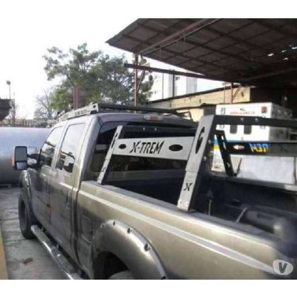 Barra Antivuelco Rack Negro 2 Verticales Para Camioneta Hilux Dmax Bt50 Frontier Ranger Amarok Etc - FOXCOL Colombia