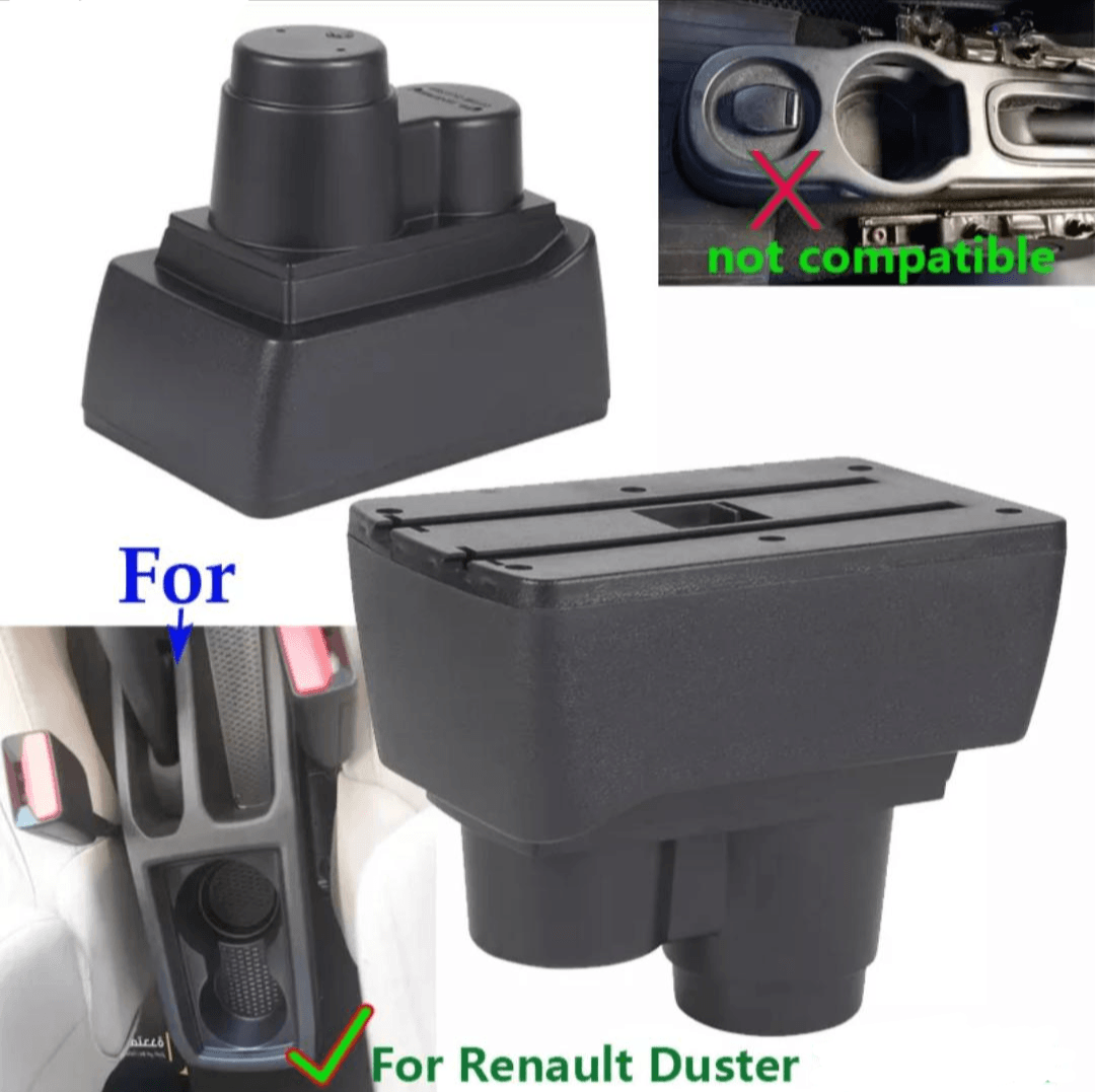 Base para Apoio de Braço do Console Central Renault Duster Turbo 2022 a 2026