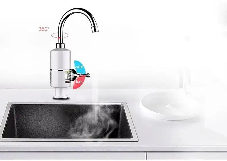 Calentador de Agua Instantáneo para Cocina Grifo Eléctrico Sin Tanque de  agua