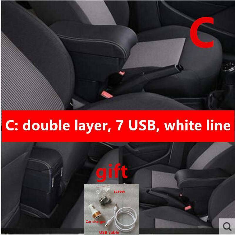 Consola Central Apoyabrazos Premium 7 Puertos Usb Chevrolet Sonic - FOXCOL Colombia