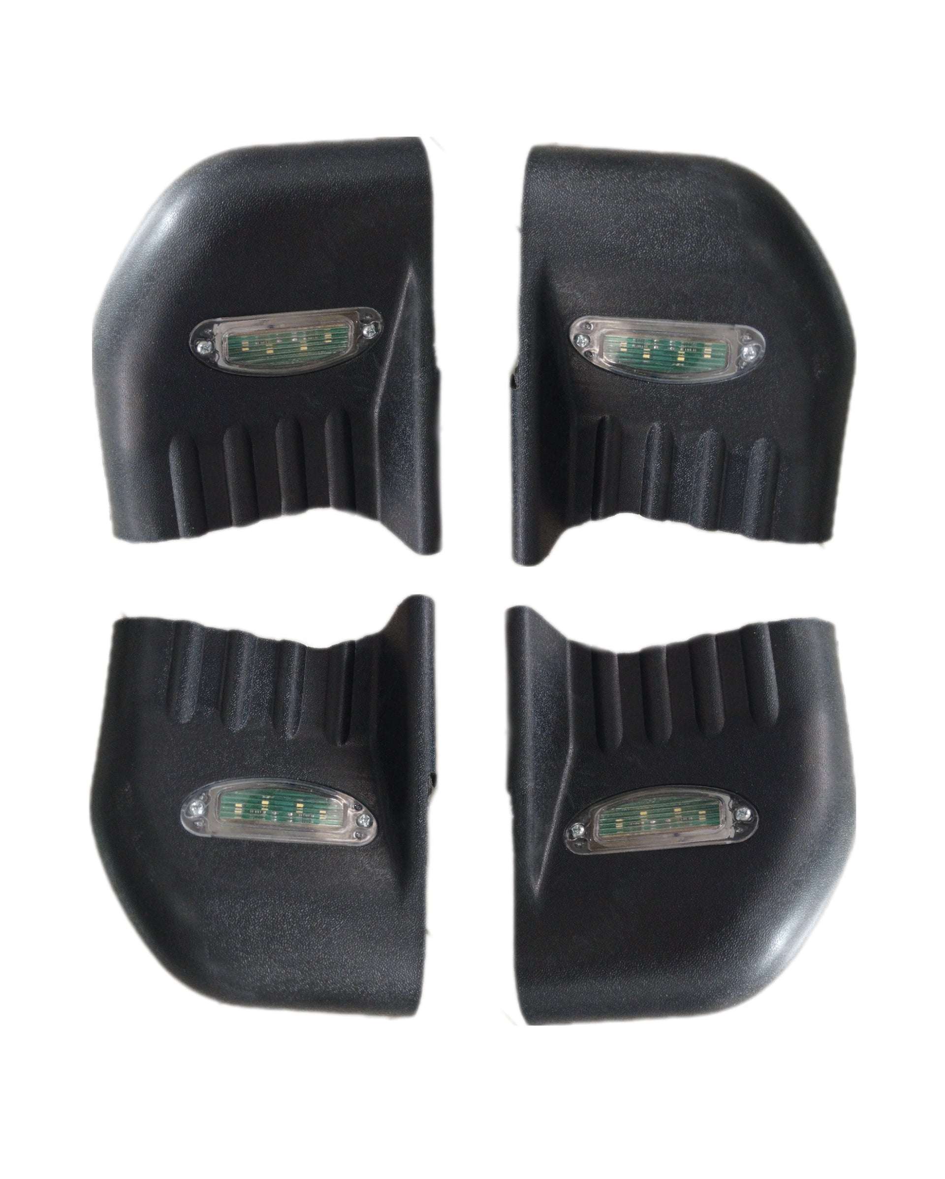 Estribos Universales Planos En Aluminio Con Luz, Adaptables A Camioneta Mazda Bt50 El Par