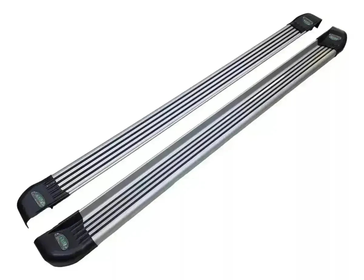 Estribos Universales Planos En Aluminio Con Luz, Adaptables A Camioneta Nissan Frontier El Par
