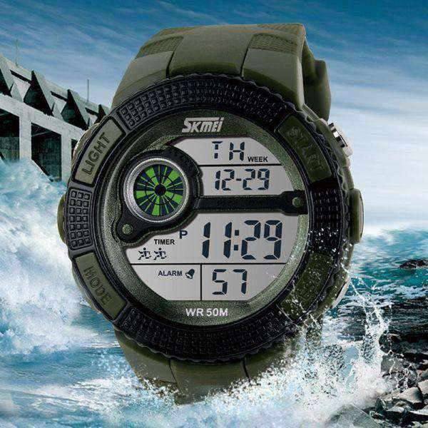 Reloj Deportivo Resistente Al Agua Calendario Cronometro Fecha