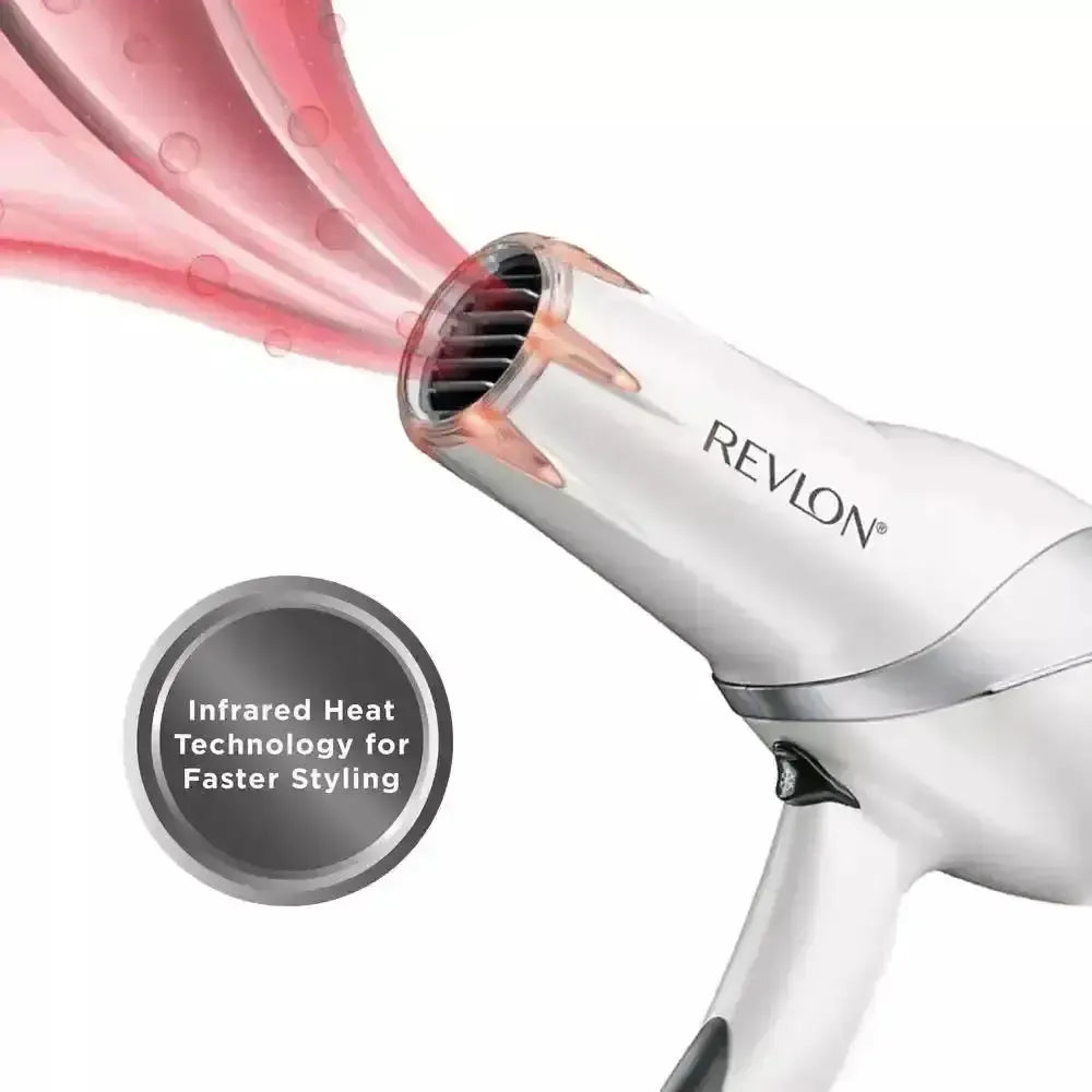 Secador de cabelo infravermelho profissional Revlon. 1875w Brilho Reforçado