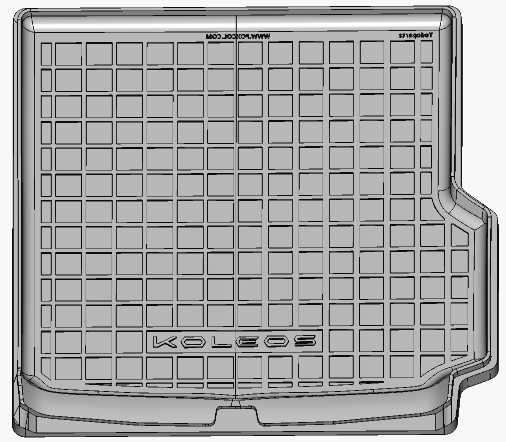 Tapete Termoformado Todoparts 3 mm Baúl Renault Koleos Hibrida Y Gasolina 2025 A 2026