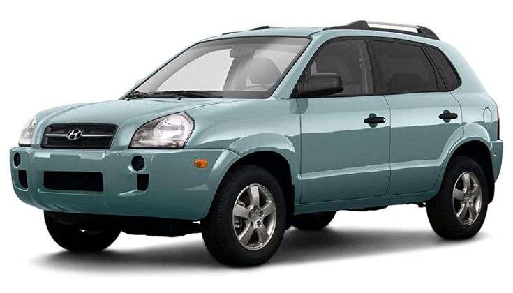 Matte Thermoformed Floor Mats Todoparts Hyundai Tucson 2006 to 2010