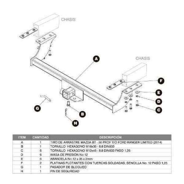 Tiro De Arrastre Marca Defénder Para Suzuki Vitara Live 2017 A 2022 - FOXCOL Colombia